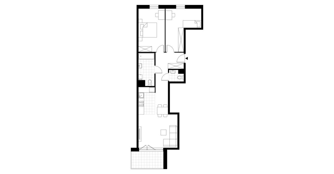 3-pokojowe mieszkanie 67m2 + balkon Bez Prowizji - Pełny obrazek: 2/7