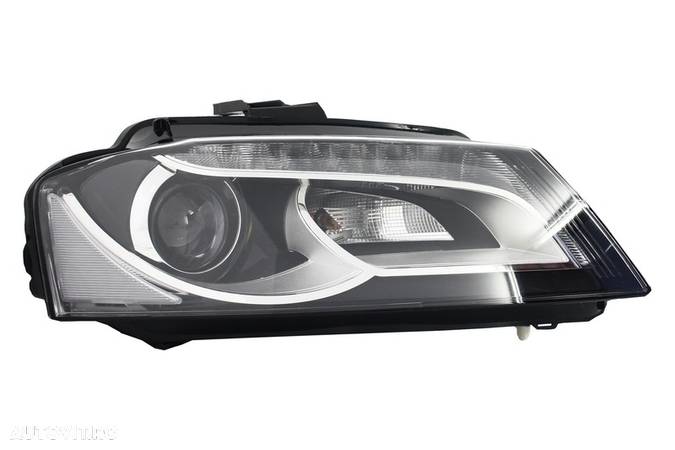 Faruri LED compatibil cu AUDI A3 8P1 (2008-2012) Negru - 2