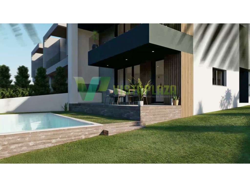 Moderna Moradia T4 em Construção com Terraço e Piscina à venda em S... - Grande imagem: 4/25