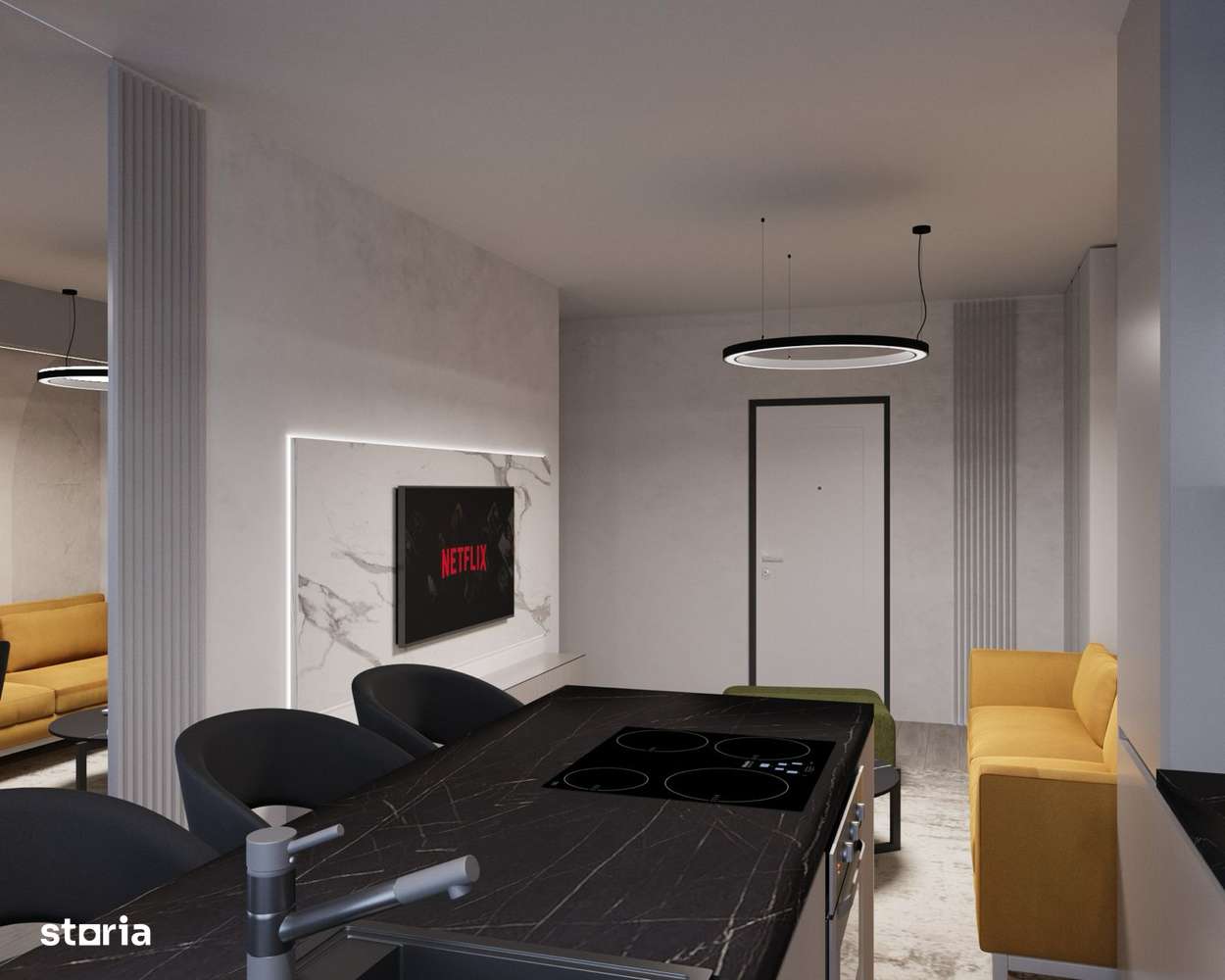 Finalizat/Intabulat - Sun Residence-Ap 4 camere-96 Mp - Grădină 43 Mp-17