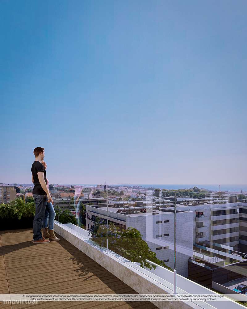 T3 Novo c/ Lugar de Garagem em Canidelo - Grande imagem: 4/28