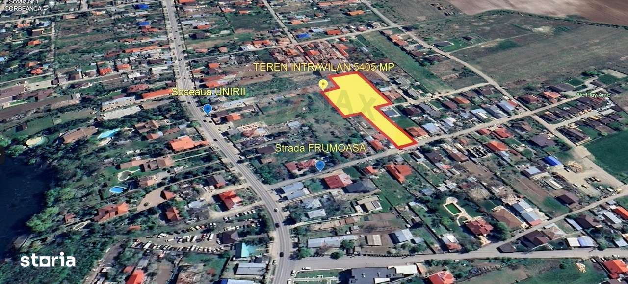 Central Corbeanca, teren generos, parcelat, dubla deschidere-2