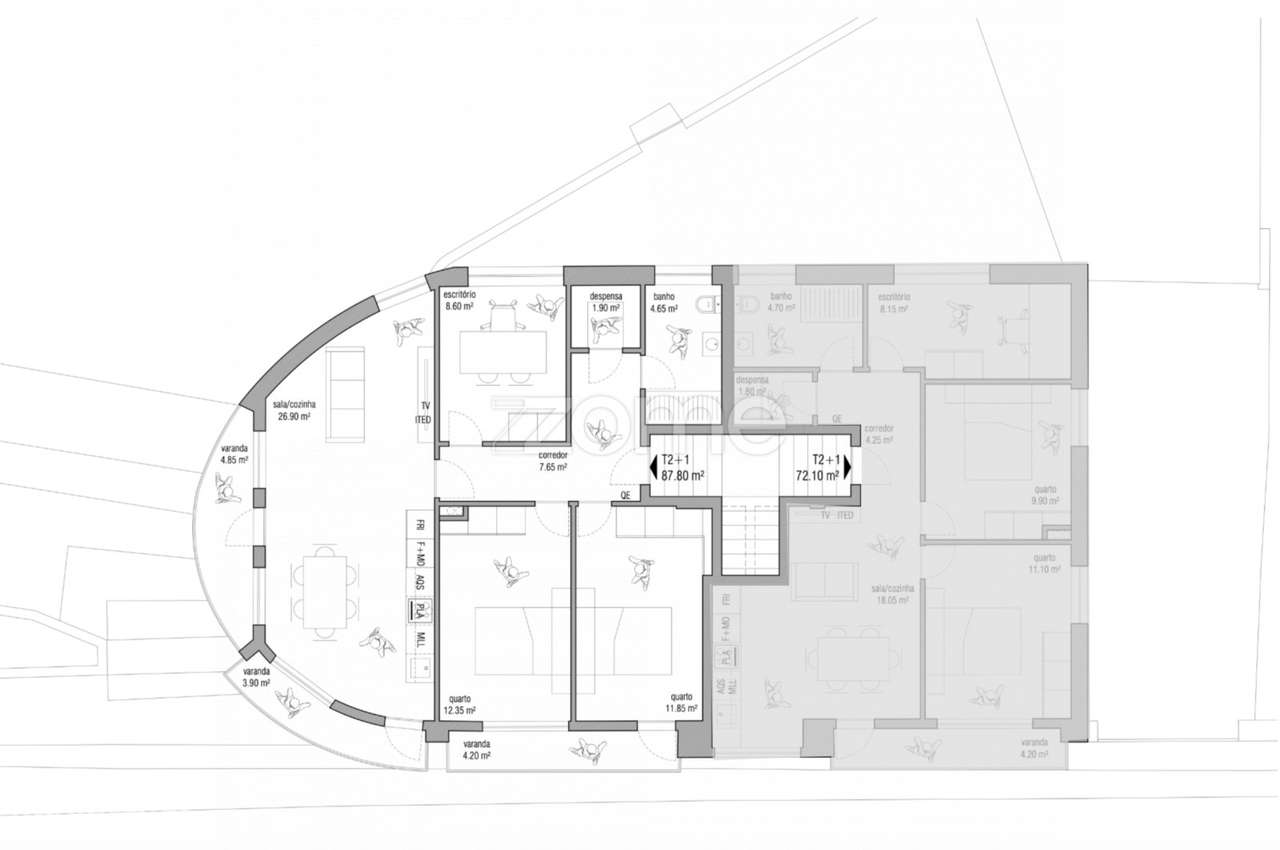 Apartamento T2+1 Totalmente Remodelado em Cortegaça - Grande imagem: 4/5