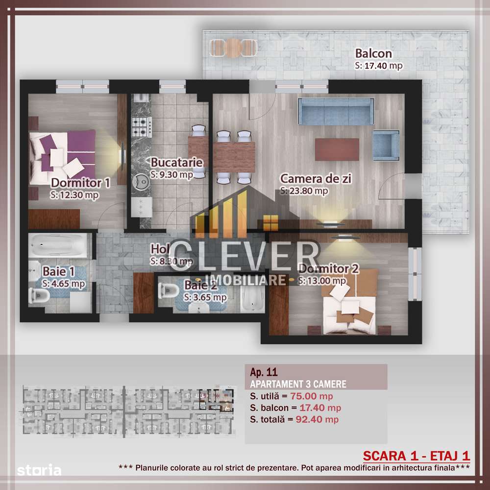 Apartament 3 camere decomandate Theodor Pallady 500m STB - Imagine principală: 2/13