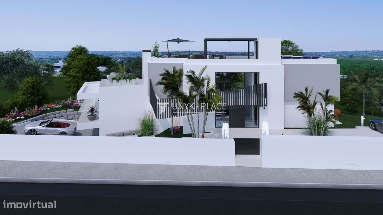 Moradia Contemporânea 3 Quartos com Vista para o Golfe – Alcantarilha,-28
