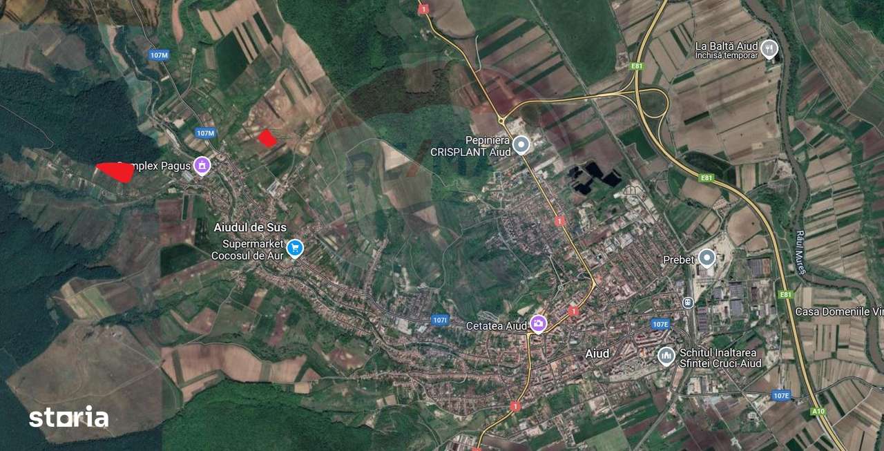 Teren 8,700mp Aiud / Strada Paltinis COMISION 0% - Imagine principală: 3/3