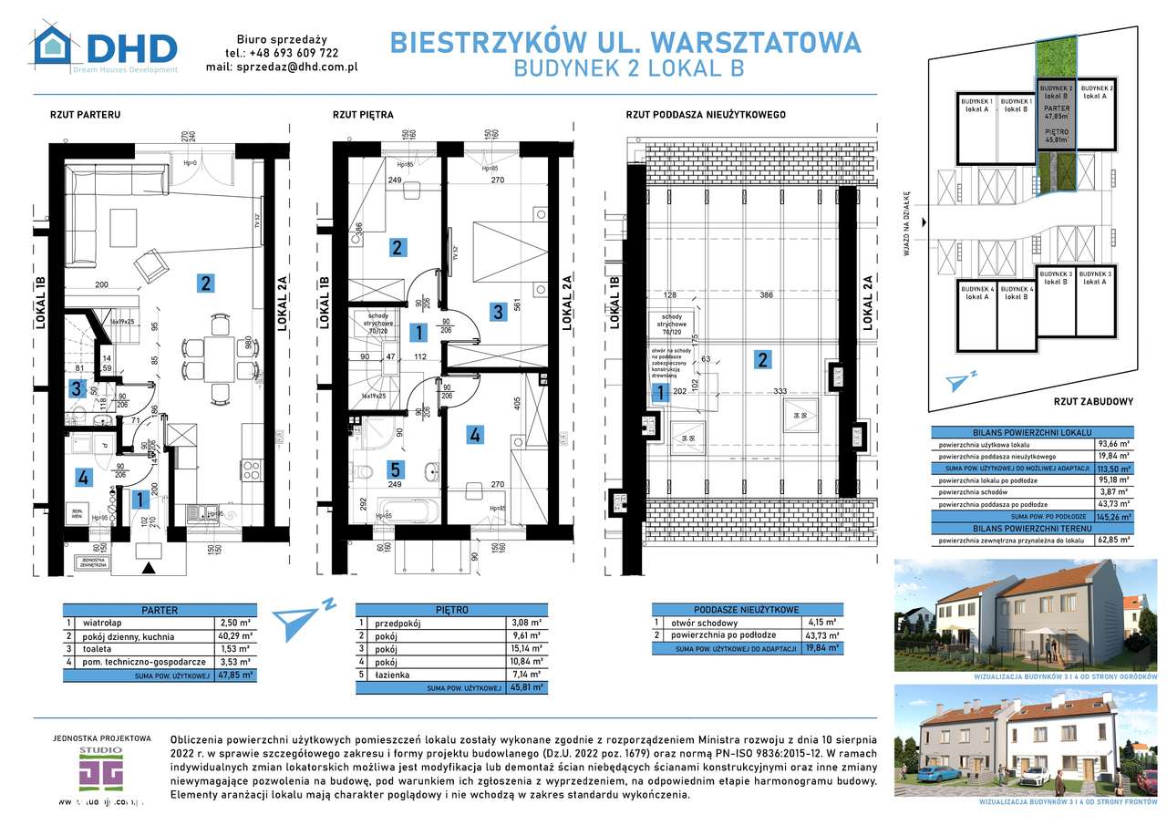 Domy w Biestrzykowie k./Wrocławia - segment 2B (środkowy) - Pełny obrazek: 1/6