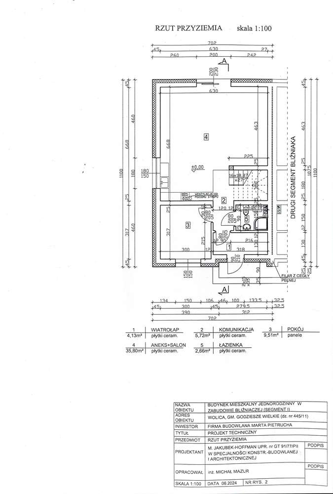 Bliźniak Wolica 116m  6-pokoi(brak skosów)-8