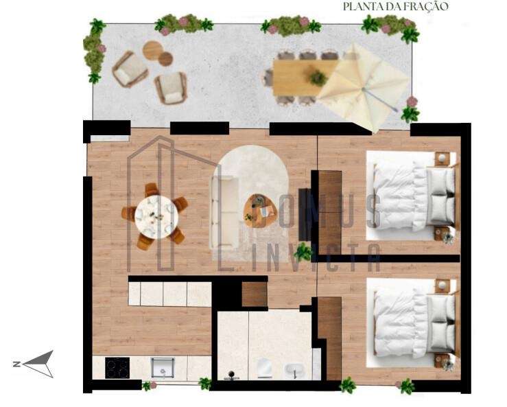 T2 com terraço em Campanhã-5