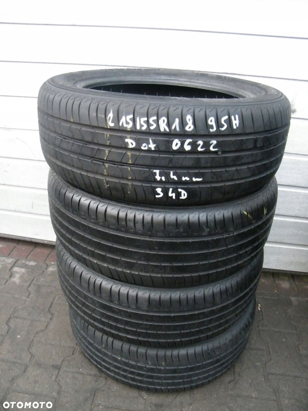 34D 4xLATO 215/55R18 95H KUMHO ECSTA HS51 - 2