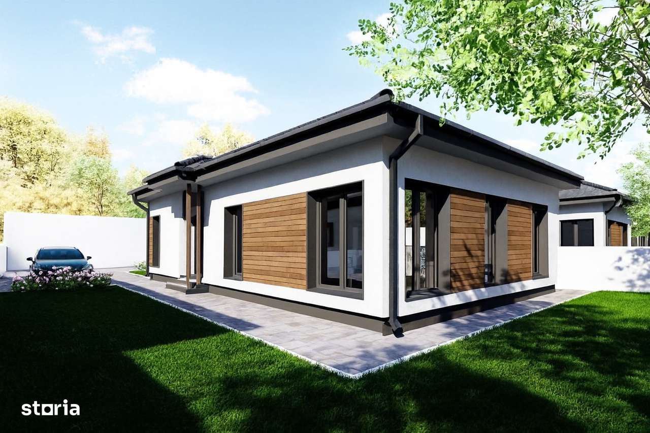 Casă pe Parter în Domnești — RATE LA DEZVOLTATOR — - Imagine principală: 3/4