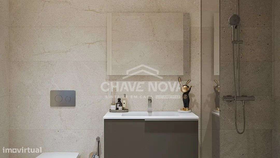 Apartamento T2 Novo Penúltimo Piso c/ 2 Lugares de Garagem em Arcozelo-30