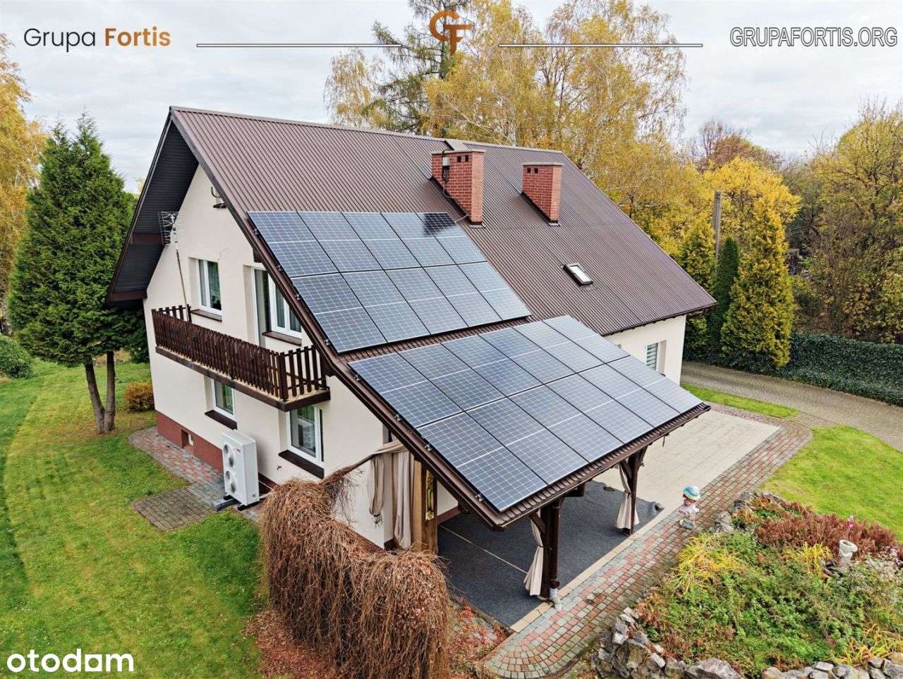 Oszczędny dom 195 m² z działką 56 arów – Pamięcice-0