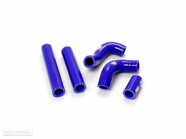 kit tubos de radiador samco azul ktm / husqvarna - 1