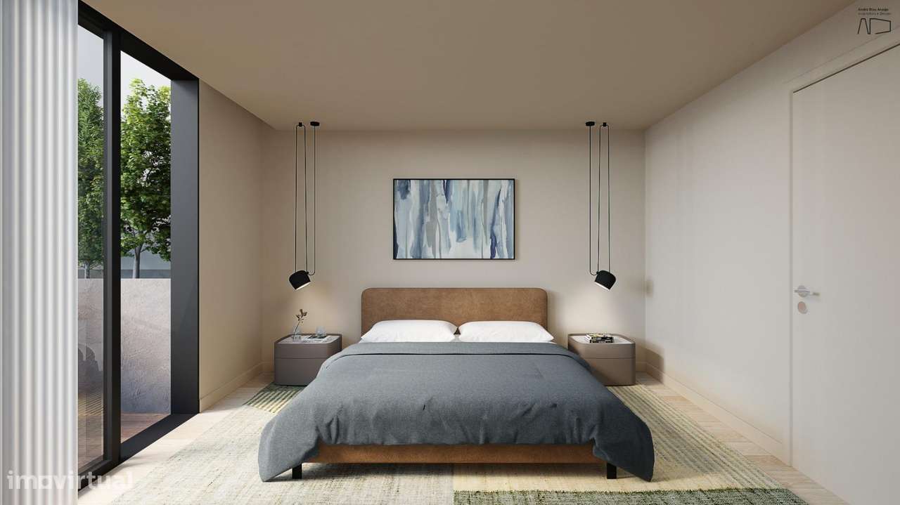 Apartamento T1+1 com terraço Matosinhos Sul-11