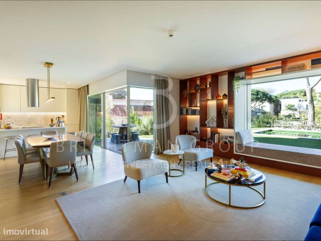 Apartamento T3 com piscina e jardim, na Quinta da Marinha-6