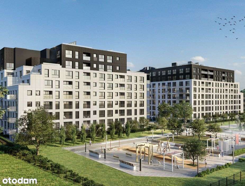 CITYFLOW 2 pokoje - stan dew - oddzielna kuchnia - 51.4m2 + 3m2 loggia - Pełny obrazek: 4/19