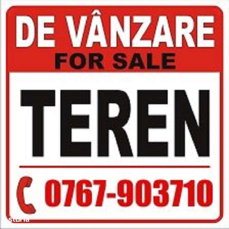 Teren 1338 mp cu front de 28 m in Buna Ziua, strada Fagului-0