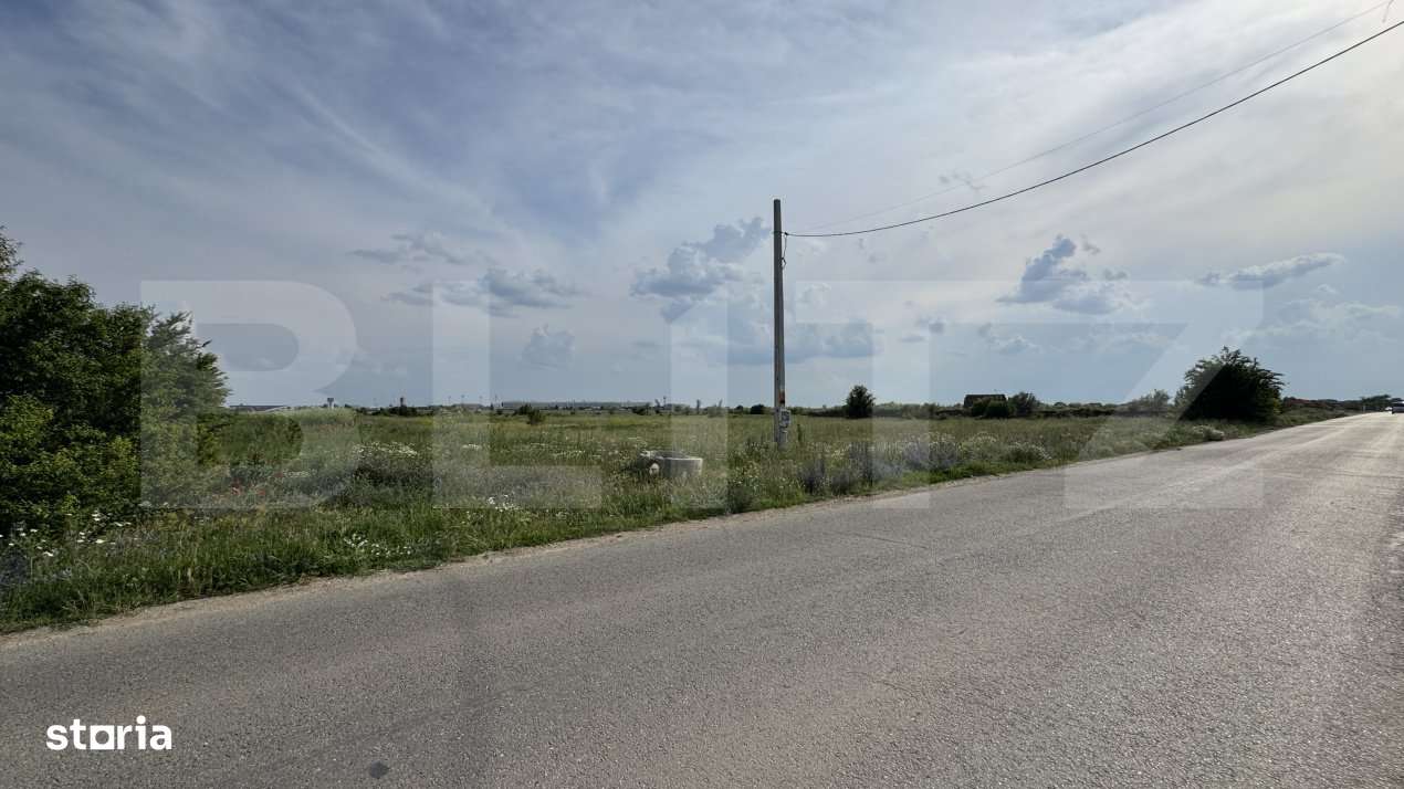 Teren intravilan 3087 mp, toate utilitatile la front, zona industriala - Imagine principală: 2/4