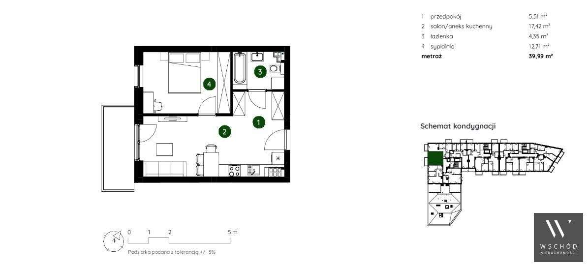 2 pokoje + balkon | Promocja - Pełny obrazek: 5/5