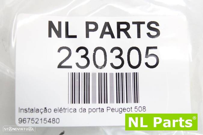 Instalação elétrica da porta Peugeot 508 9675215480 - 10