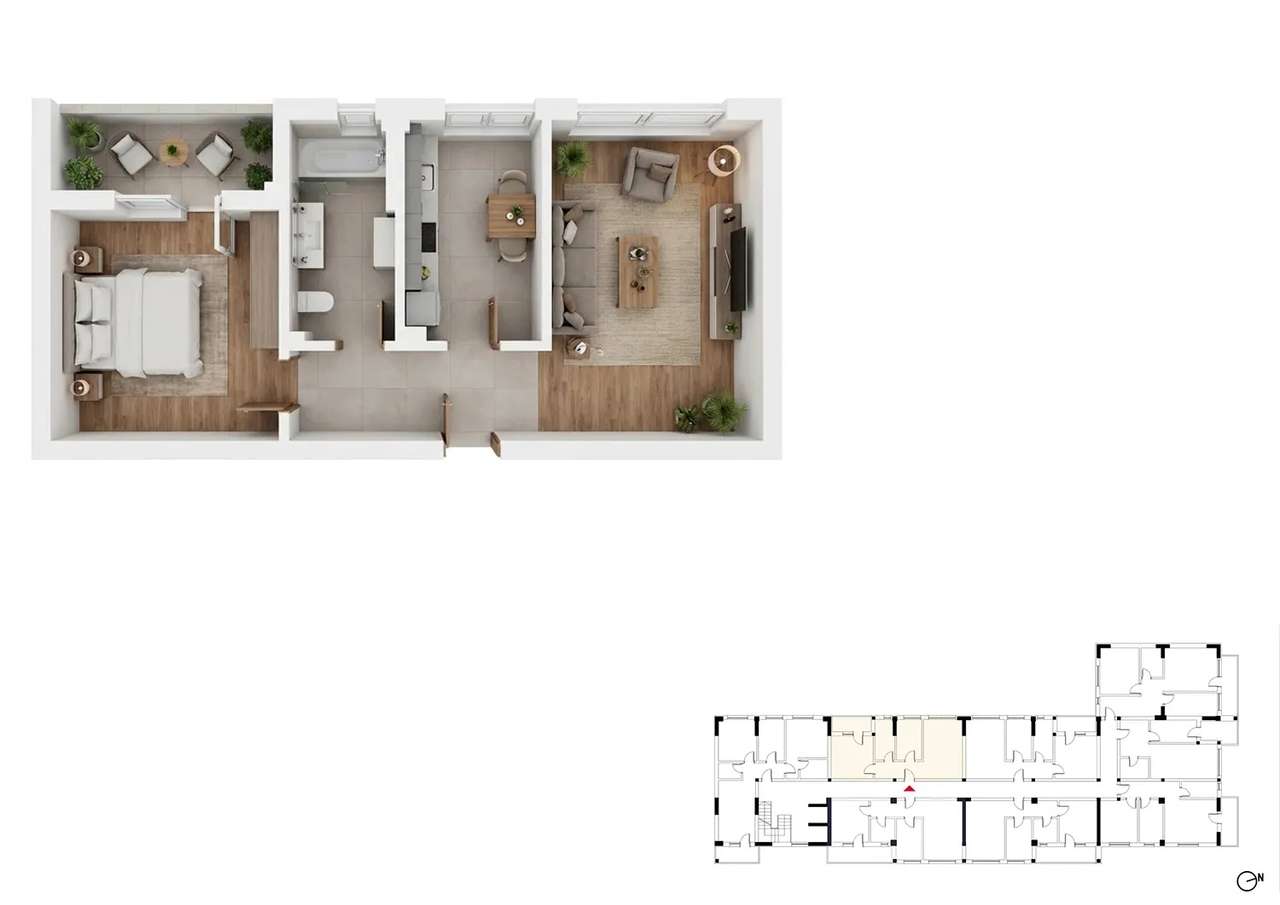 Apartament 2 camere Premium Grand Arena Bloc 2026 Finisaje la alegere-18