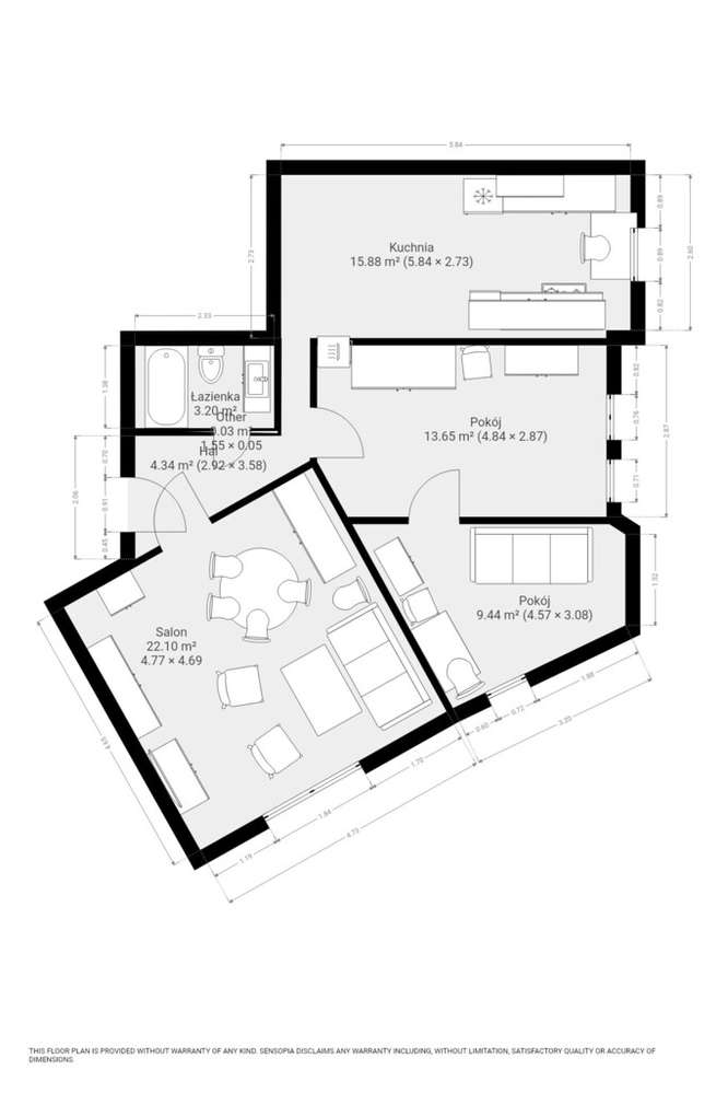 Mieszkanie 70 m² w Kłodzku, gotowe do zamieszkania-10