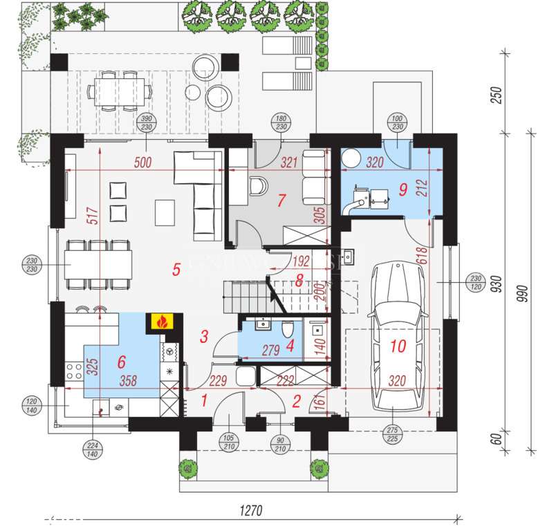 Dom w stanie surowym w spokojnej okolicy - Pełny obrazek: 5/6