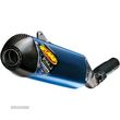 ponteira de escape fmf factory 4.1 rct slip-on titanium / carbon blue anodized ktm / husqvarna - 1