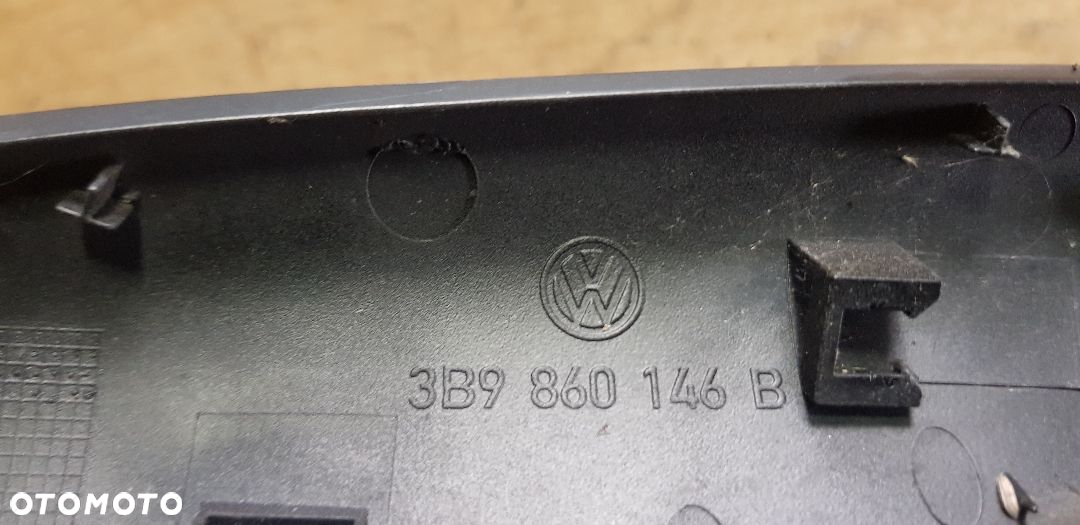 VOLKSWAGEN PASSAT B5 KOMBI NAKŁADKA RELINGU PRAWY PRZÓD 3B9860146B - 3