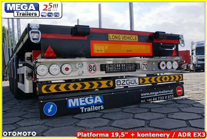 Mega Platforma UNIWERSALNA 19,5 BPW - ADR 3 - 35,0 ton ładowności !!! - 27