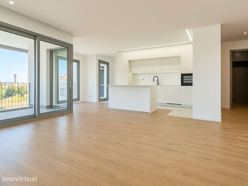 Apartamento T3+1 | Garagem em 'BOX' p/ 2 Viaturas | 2 Terraços-7