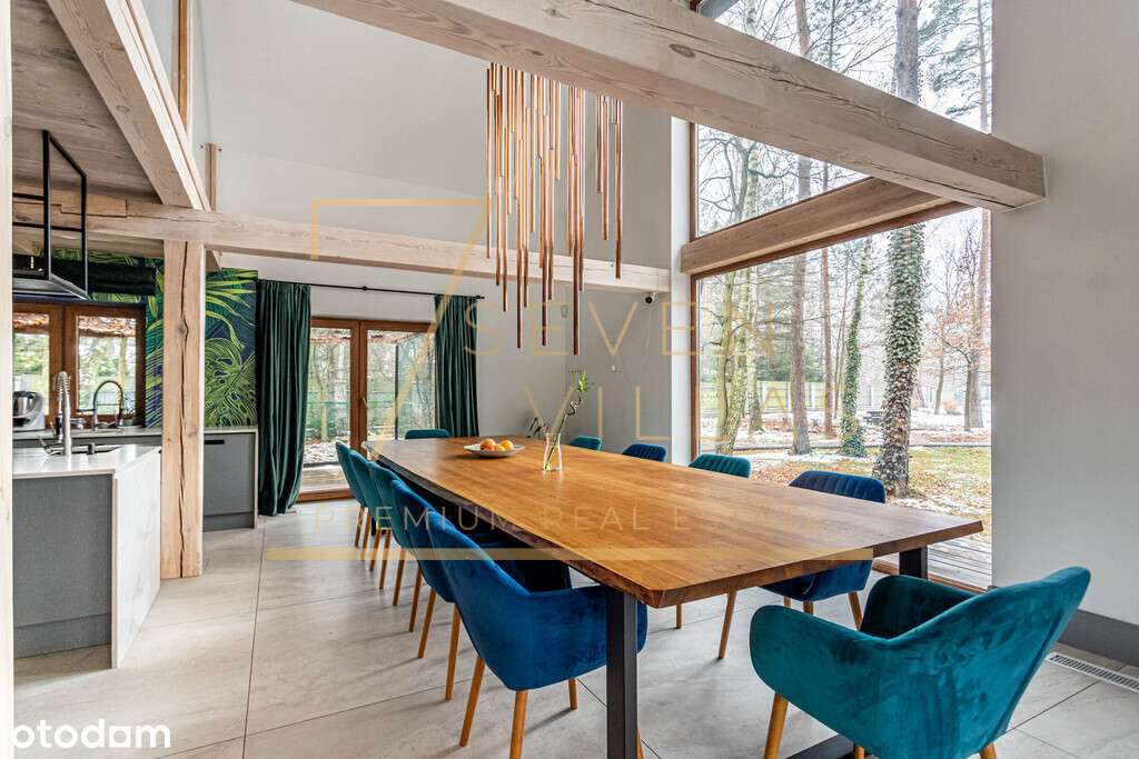 Natura i nowoczesność w willi pod Warszawą-6