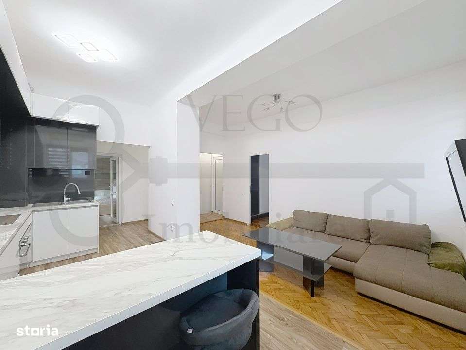 2 dormitoare decomandate+living, 58 mp, renovat complet, zona Centrala - Imagine principală: 3/11