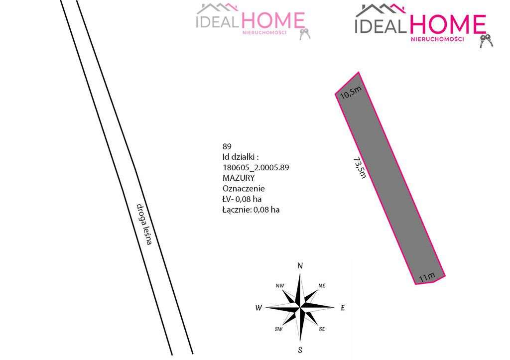 Działka wśród lasu- 8 arów-2