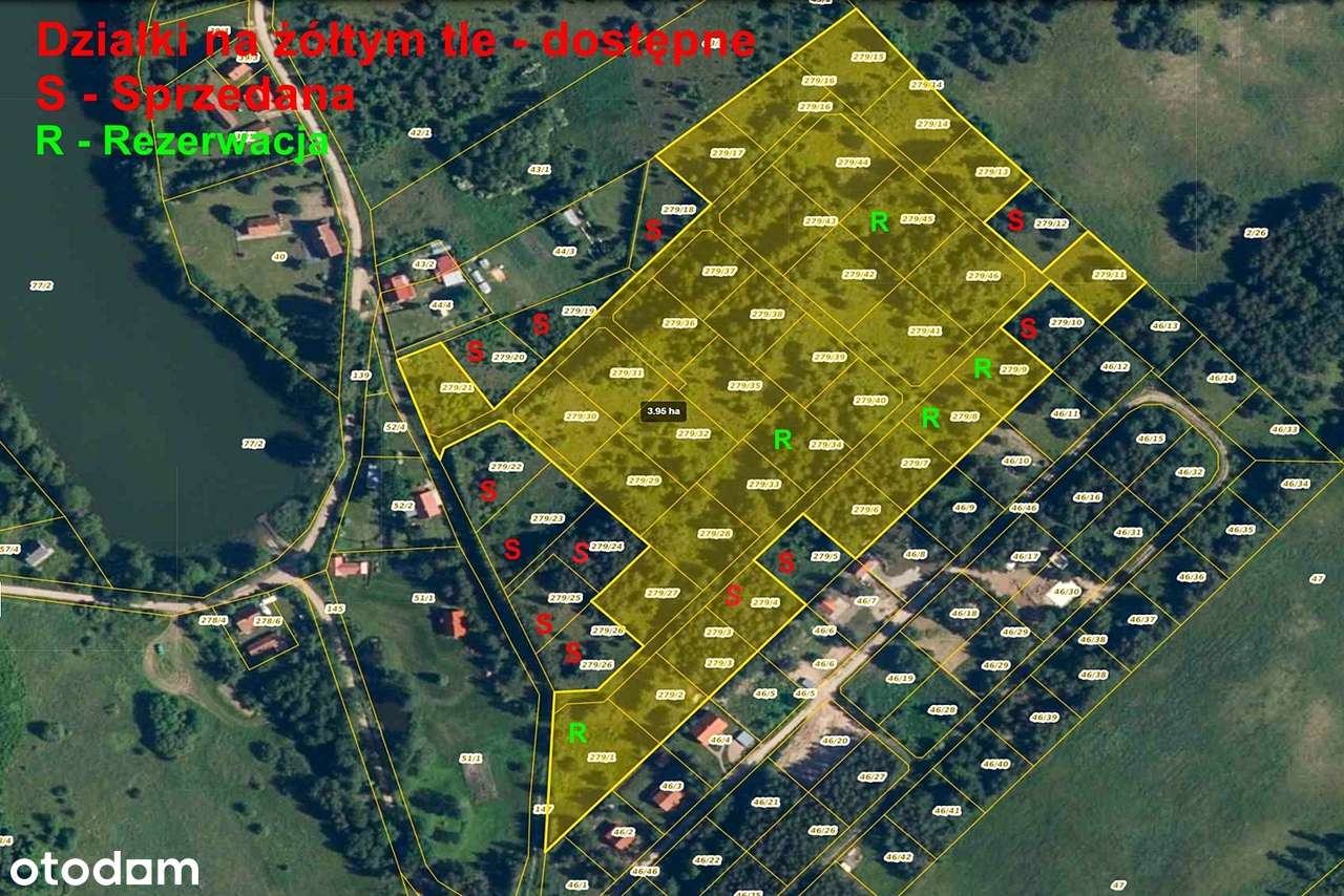 Działki budowlane w otoczeniu drzew  z dostępem do jez. Buwełno-10