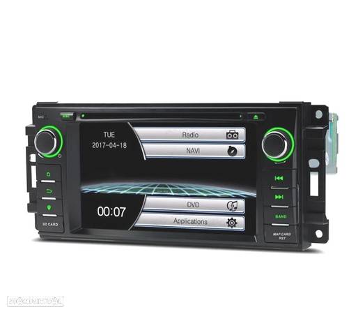 AUTO RADIO PARA JEEP WRANGLER 07-12 GRAND CHEROKEE 08-11 USB GPS TACTIL 6.2" HD - 3