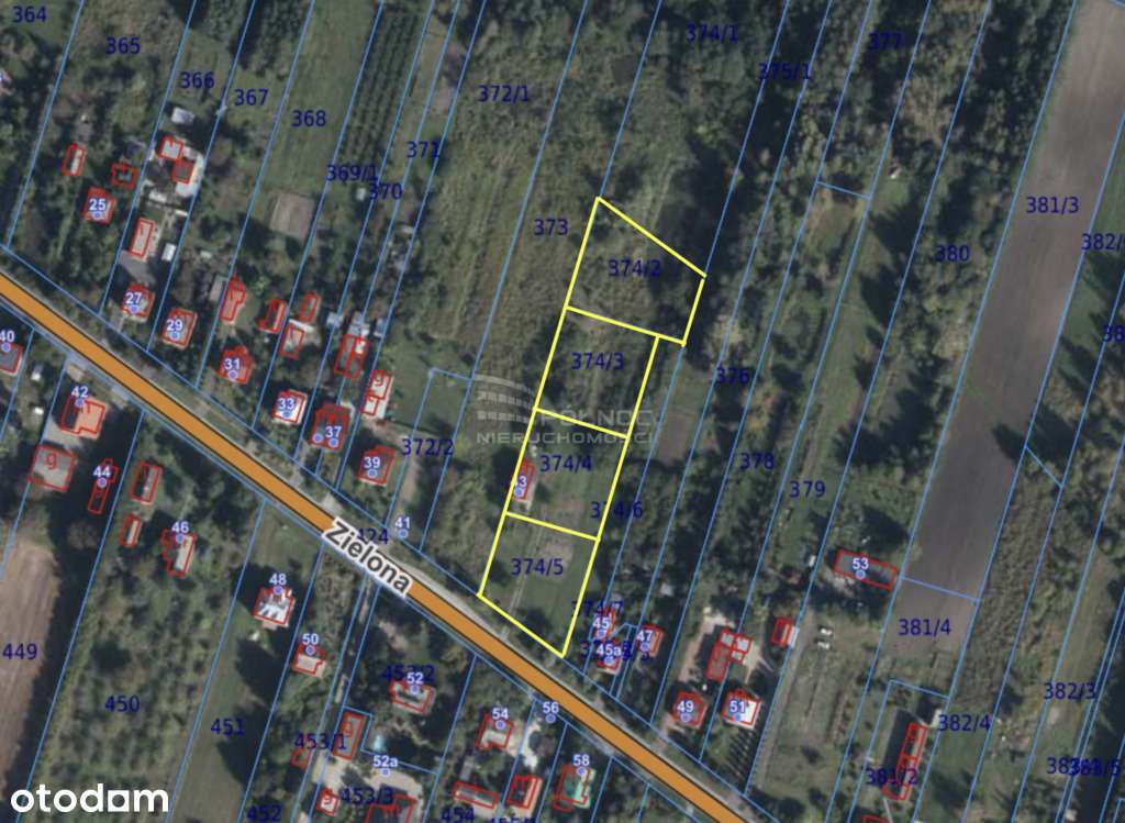 Działki budowlane przy ul. Zielonej w Pokrówce! - Pełny obrazek: 5/6