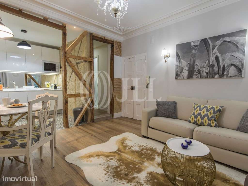 Apartamento T1, com varanda, no Chiado, em Lisboa - Grande imagem: 3/23