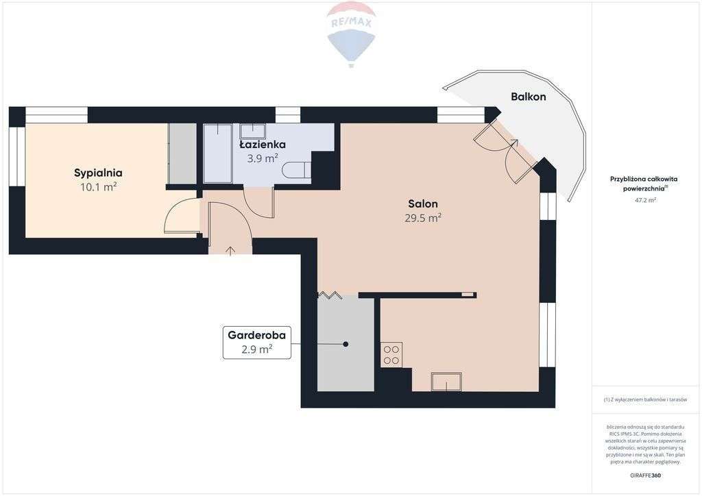 2 pokoje z balkonem i garażem – Mysiadło, Borówki - Pełny obrazek: 4/20