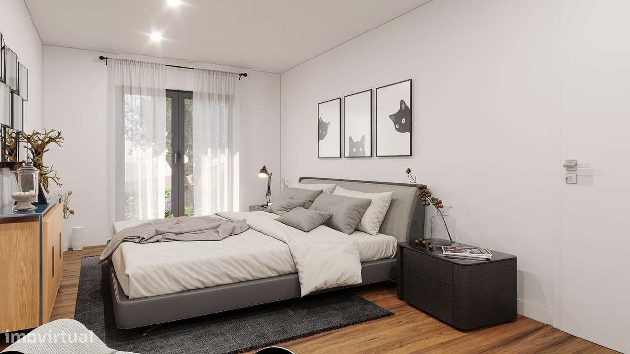 Moradia térrea com 3 quartos,    vista de Campo e piscina -  Cela ,-10