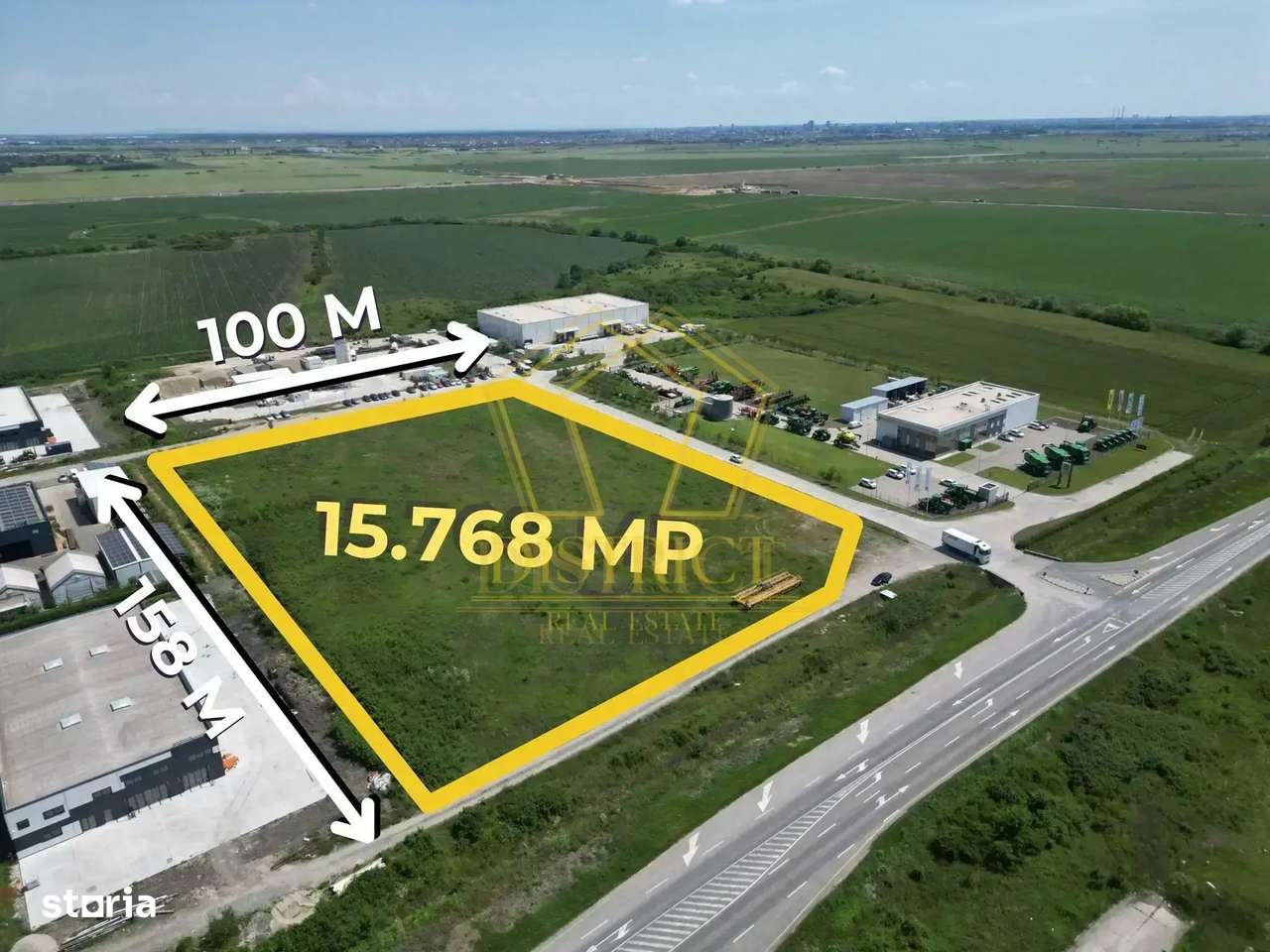 Teren cu AC pentru constructie hala industriala | Aradului - Imagine principală: 1/5