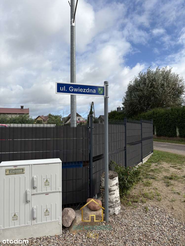 Działka 1172 m² z Wz– Bożepole Małe, ul. Gwiezdna-9