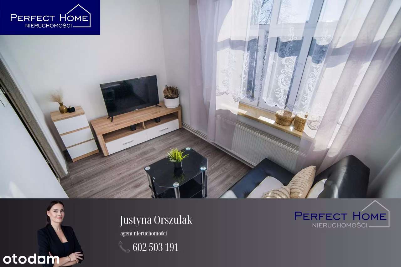 Bezczynszowe mieszkanie 51m² w centrum Skoczowa –2 pokoje, jasne - Pełny obrazek: 1/13