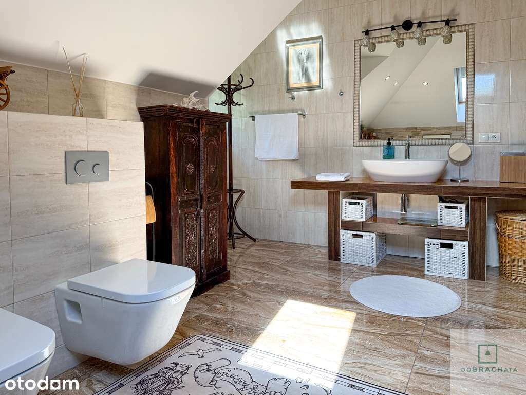 Posiadłość rodzinna nad Wisłą 2 domy działka 2000m-18