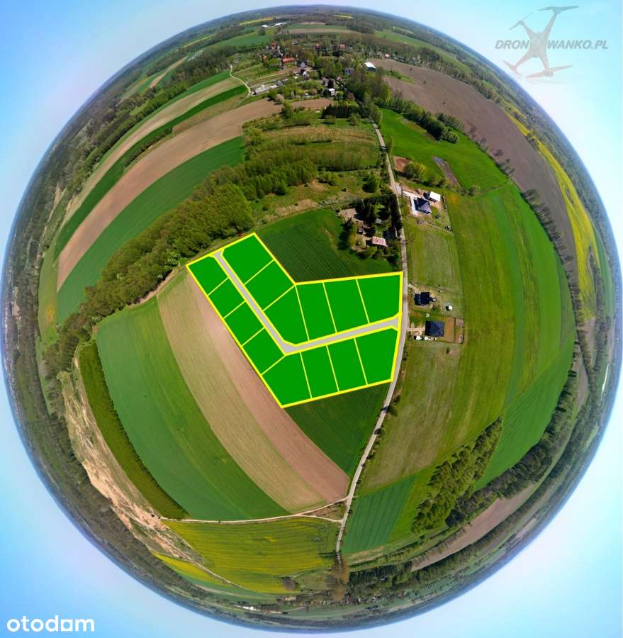 DZIAŁKA nr 1/5 w Kompleksie 14 Działek WZ 69 zł/m2-4