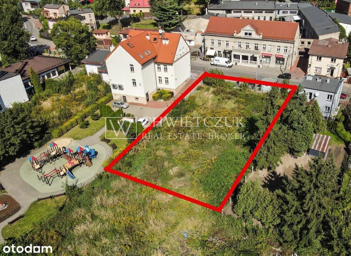 Działka usługowo-mieszkaniowa z Mpzp-0