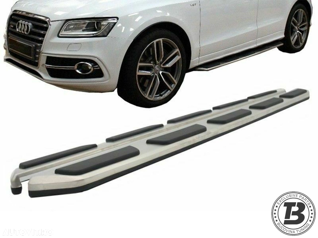 Praguri Aluminiu compatibile cu Audi Q5 8R MONTAJ INCLUS - 3