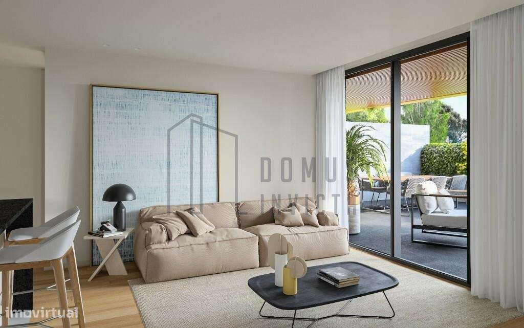 T3 na Afurada com terraço privativo-2