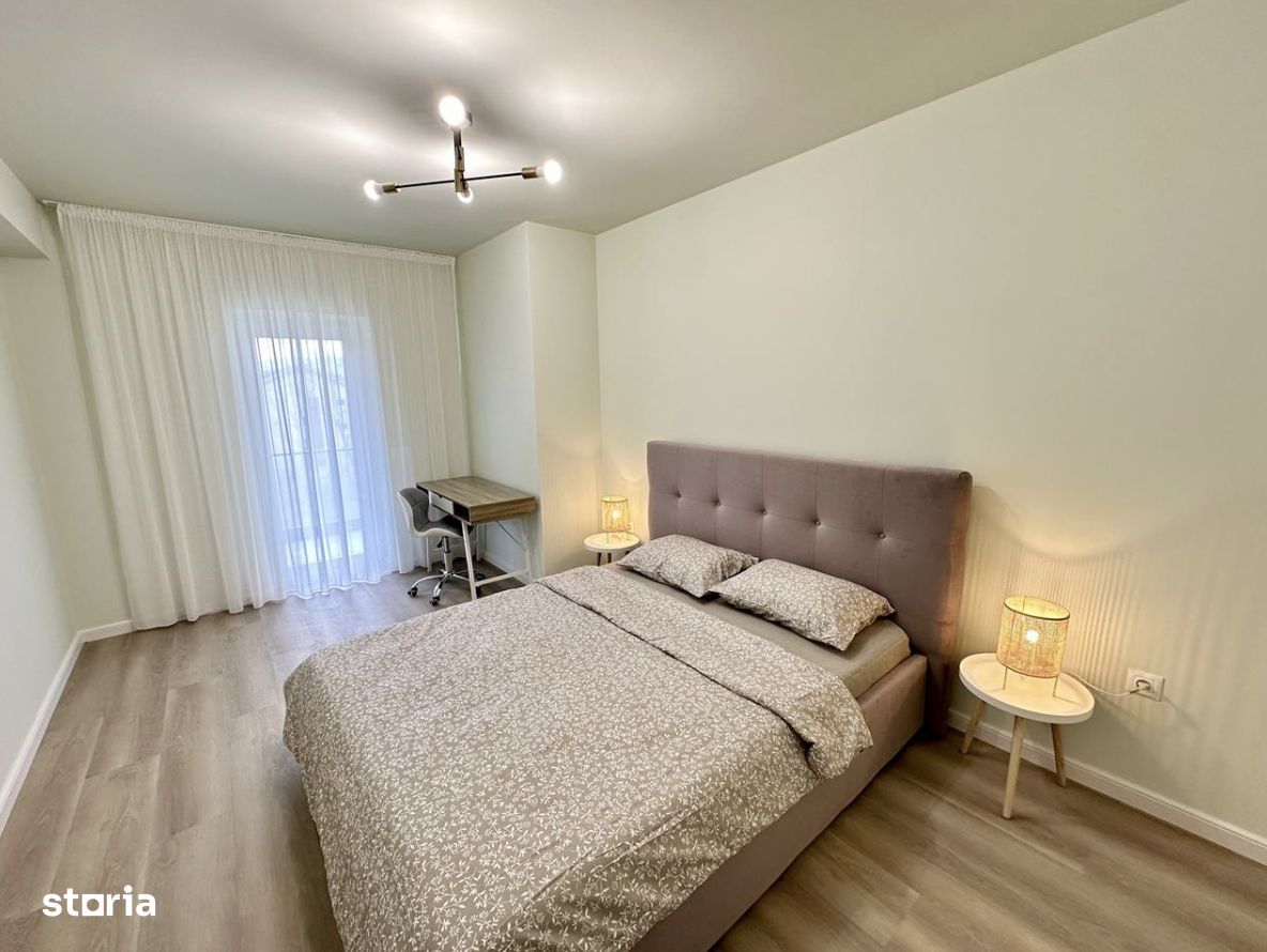 Apartament NOU cu 3 camere, 2 bai, terasa, mobilat + utilat modern